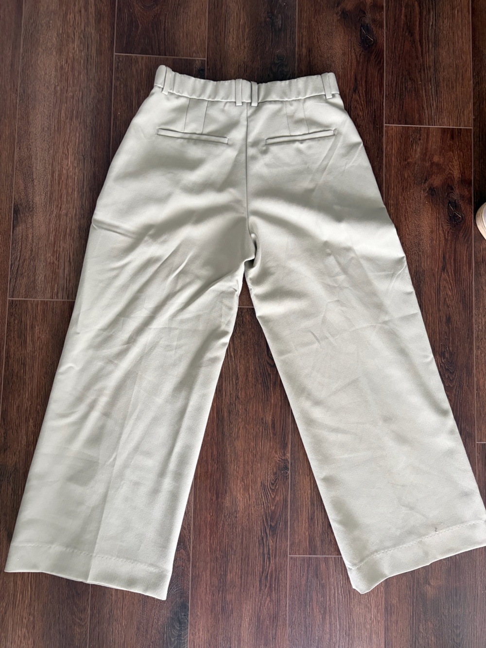 Abercrombie A&F Harper Tailored Ultra Wide Leg Pant in Slate Green | Size 28 6S - Picture 7 of 8